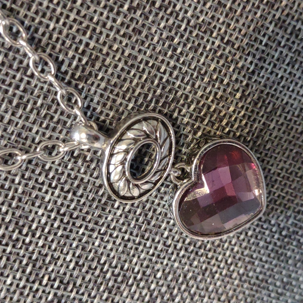 Purple Heart Necklace